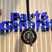 WHEEL CAR MIRROR REARVIEW HANGING CHAIN - image 1